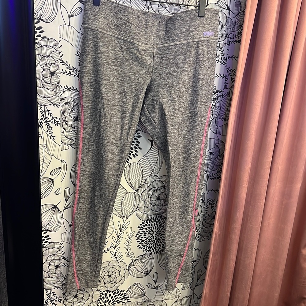 PINK Grey Yoga Tights